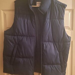 Old Navy Navy Blue Puffer Vest